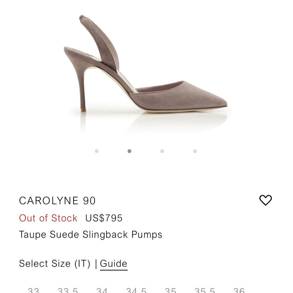 Manolo Blahnik Slingback 7/37